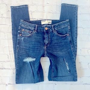 Garage distressed jeggings  Sz 3